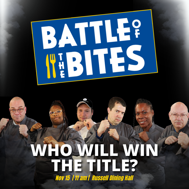 Battle of The Bites- Culinary Competition for the next UD Signature Dish 